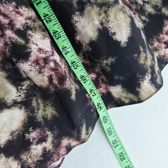 Peruvian Connection NWT 8G Rosewater Dress Black‎ Floral Tiered Midi Size 4 - Picture 10 of 10